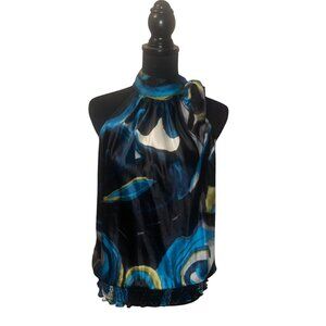 HEART SOUL ABSTRACT PRINT BLOUSE